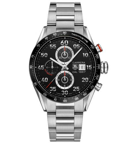 TAG Heuer Carrera Calibre 1887 43 Stainless Steel / Black / Bracelet